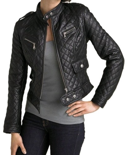 Giacca motociclista donna nera - motociclista,