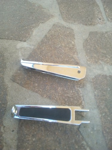 Pedane pedaline cromate moto - cromate,